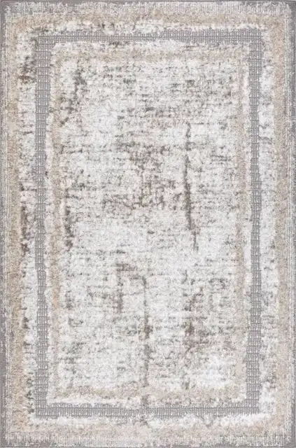 7 X 9 AREA RUG - GREY/BEIGE/CREAM (OPEN BOX)