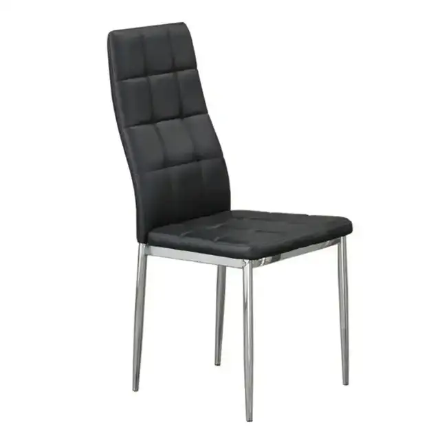 C 1770 - Chair (Black PU) — 1 Chair
