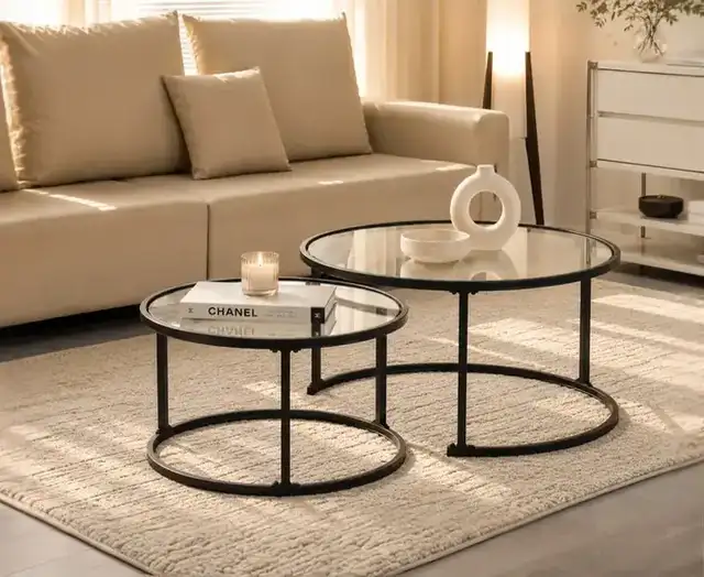 IF 2611 - 2Pc Coffee Set (Black)