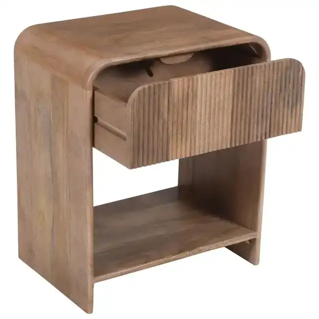 Amoli 1 Drawer Accent Table in Natural