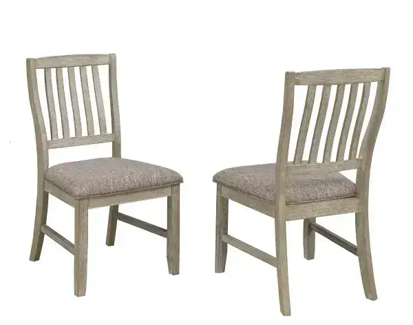 DINING CHAIR, SET OF 2, CHAMPAGNE