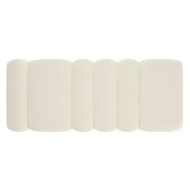 Rigel Large Ottoman Bench in Ivory