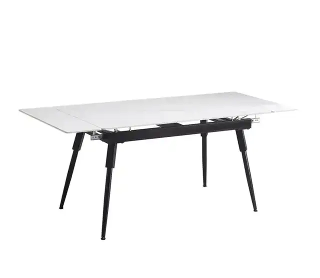 T 1818 - Table Only (White Sintered Stone Marble)