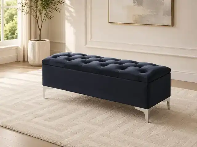 IF 6501 - Bench (Black Velvet)