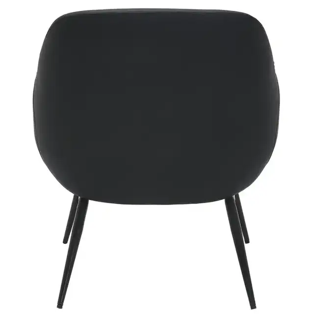 Umber Accent Chair in Black and Walnut