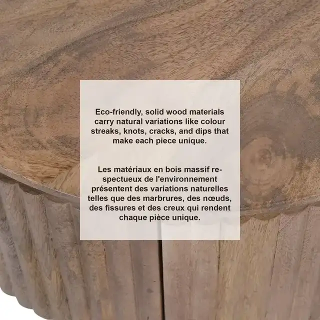 Balark Round Lift-Top Coffee Table in Natural