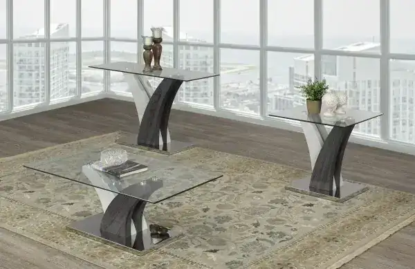 SOFA TABLE - GREY/WHITE