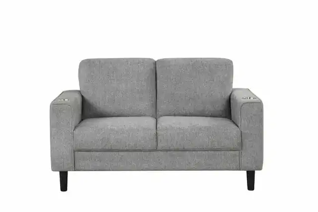 IF 8240 (Grey) - 3Pc Sofa Stationary Set