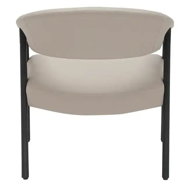 Bexley Accent Chair in Mushroom and Black