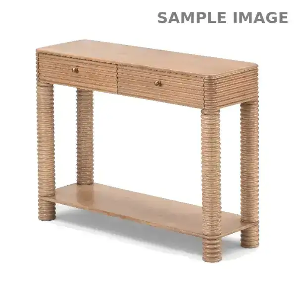 CONSOLE TABLE - OAK