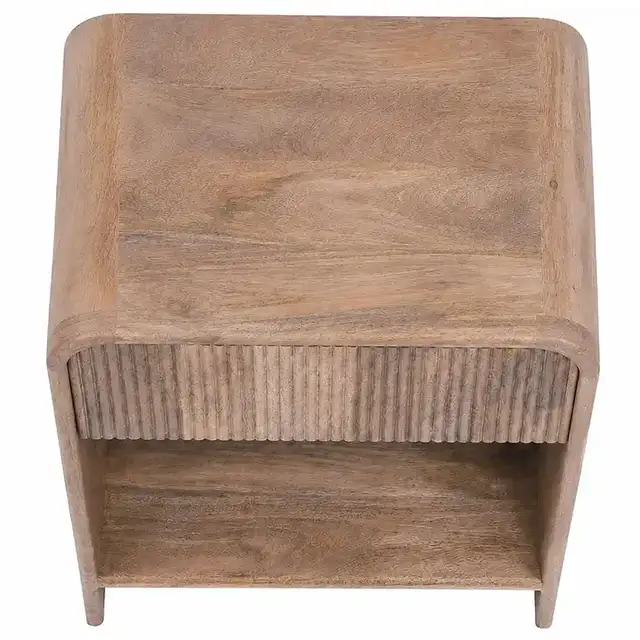 Amoli 1 Drawer Accent Table in Natural