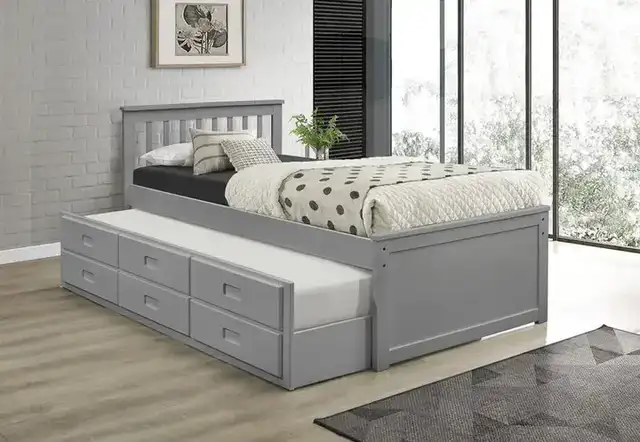 IF 300 Single/Single Captain Bed - Grey