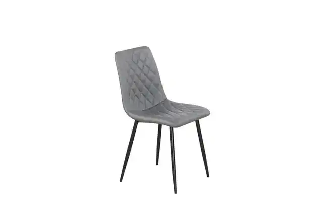 C 1712 - Chair (Grey PU) — 1 Chair