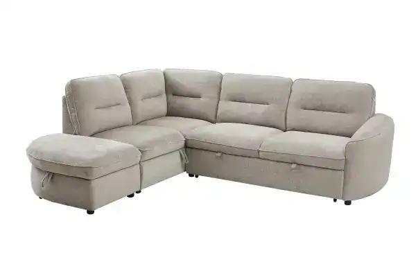 LHF SECTIONAL SLEEPER - BEIGE