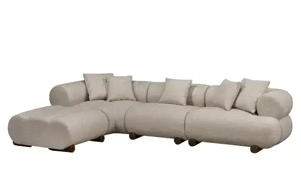 LHF SECTIONAL - TAUPE