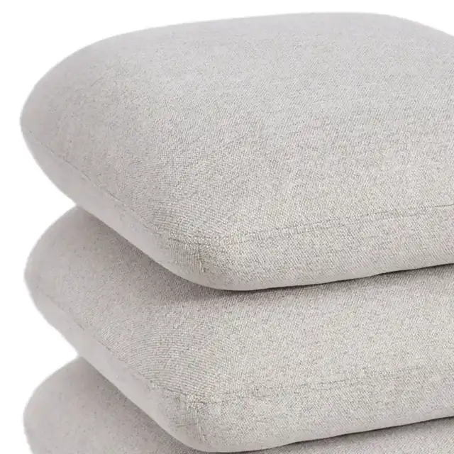 Rylee Square Ottoman in Beige
