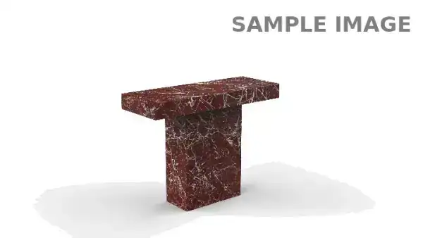 CONSOLE TABLE - BURGUNDY