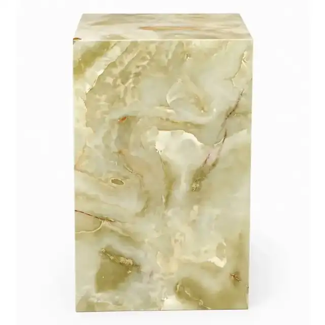 Artemis Tall Accent Table in Jade Onyx