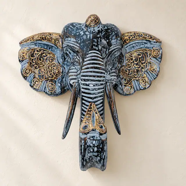 Elephant Head Wall Art