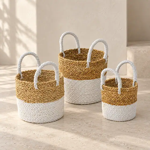 Rattan Basket Set