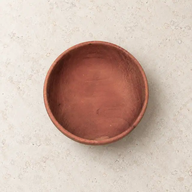 Handcrafted Solid Mahogany Serving Bowl