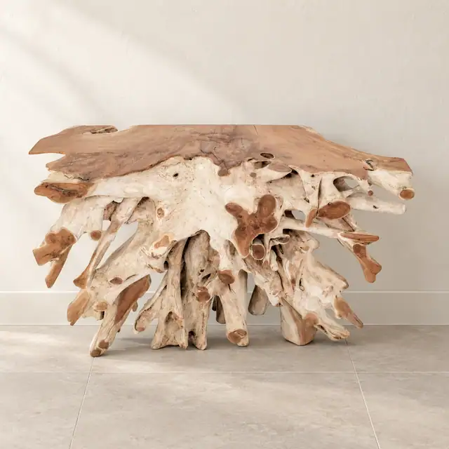 Amara Teak Root Console