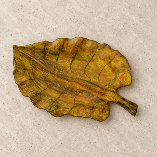 Green Leaf Plate