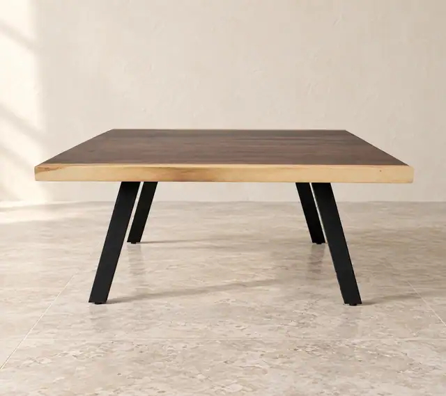 Natural Live Edge Suar Wood Side Table