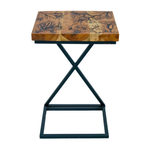 Factorial Teak Side Table