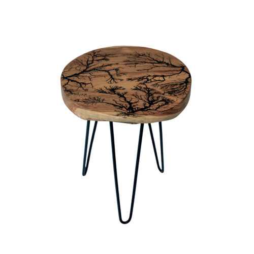 Factorial Teak Side Table