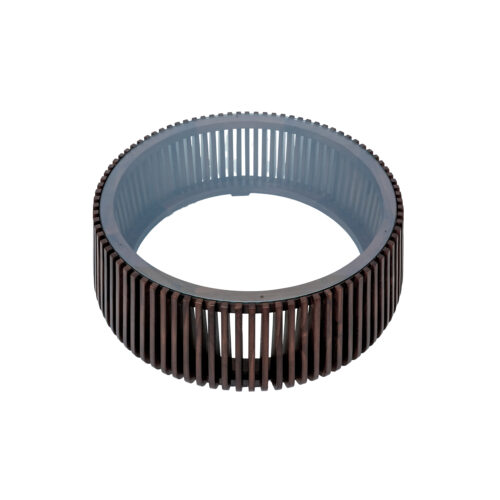 Teak Flute Coffee Table