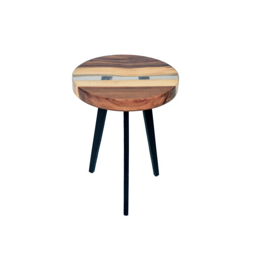 Epoxy Side Table (Clear)