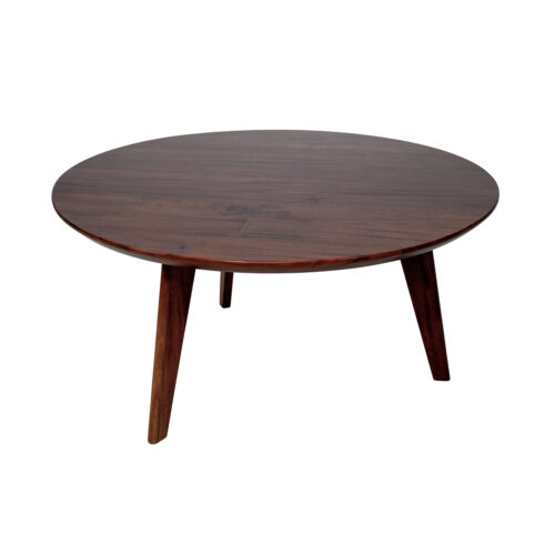 Milo Mahogany Round Coffee Table