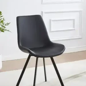 C-1821 - Chair (Black PU) — 1 Chair