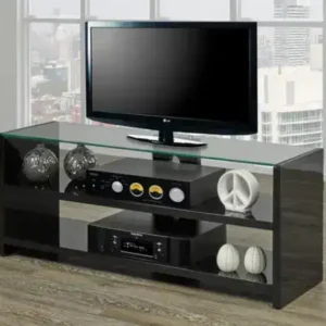 IF 5020 - TV Stand (Black High Gloss)