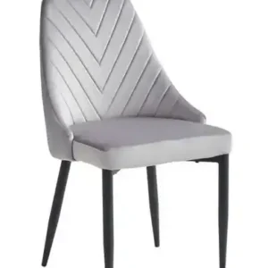 C 1531 - Chair (Light Grey Velvet) — 1 Chair