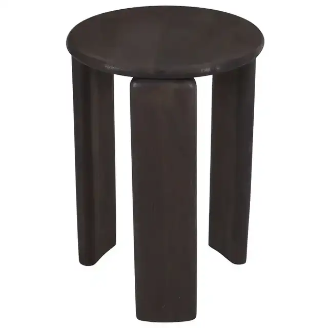 Cabot Round Accent Table in Mocha