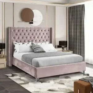 IF 5895 (Pink Velvet) - 39" Single Bed