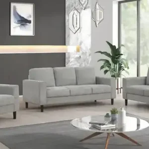 IF 8240 (Grey) - 3Pc Sofa Stationary Set