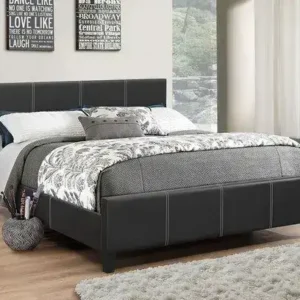 IF 165 (Black PU) - 39" Single Bed