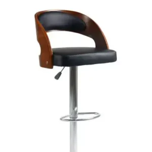 ST 7505 - Bar Stool - Black PU