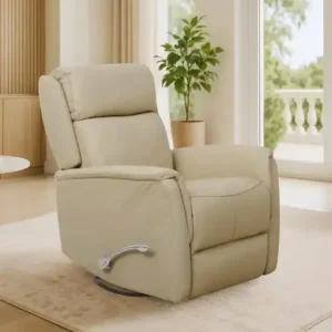 IF 6384 - Recliner (Ivory Leather)