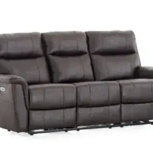 POWER RECLINER SOFA - VINTAGE BROWN