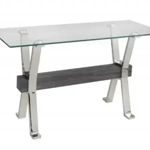 S0FA TABLE - GREY/SILVER