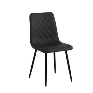 C 1710 - Chair (Black PU) — 1 Chair
