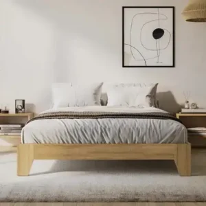 IF 5346 (Natural) - 39" Single Platform Bed