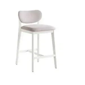 COUNTER STOOL, CREAM ( OPEN BOX)
