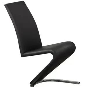 C 1785 - Chair (Black PU) — 1 Chair