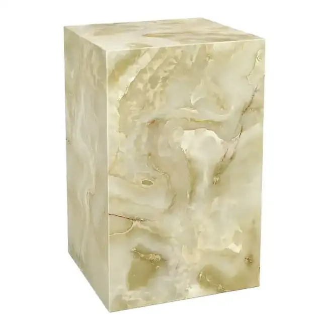 Artemis Tall Accent Table in Jade Onyx