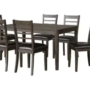 7-PIECE DINING SET - ESPRESSO